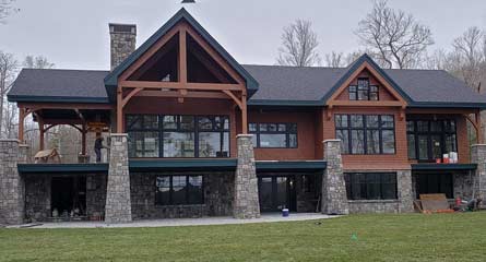 Photo of residential construction project